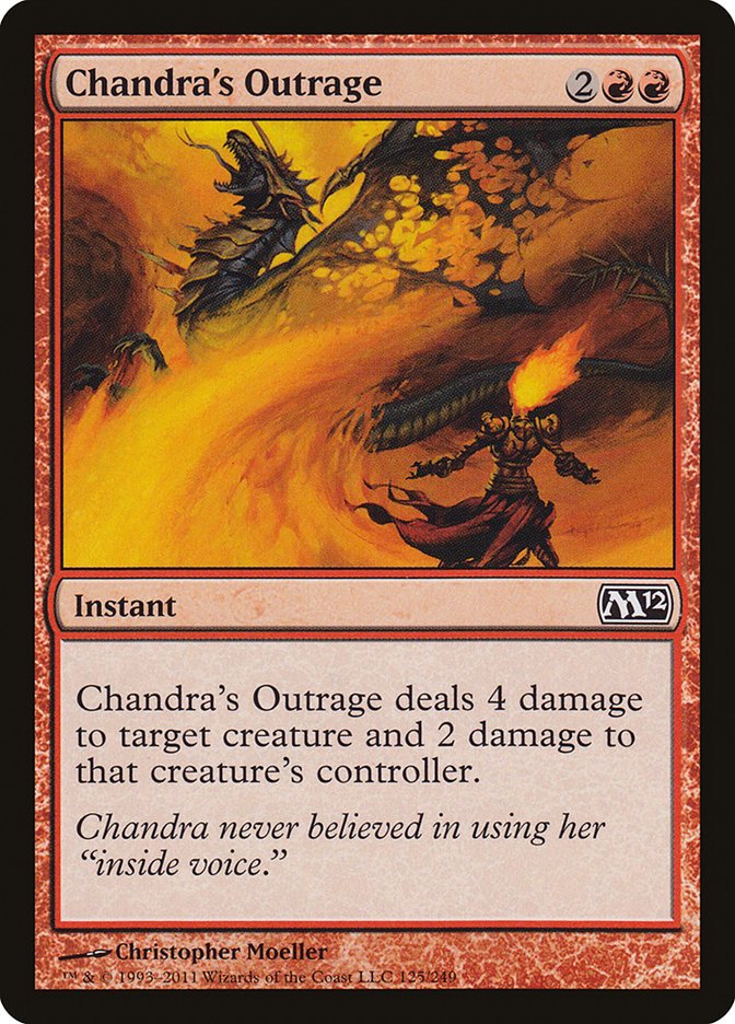 Chandra's Outrage [Magic 2012] - Bea DnD Games