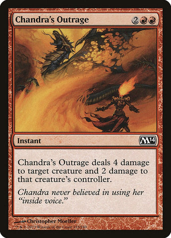 Chandra's Outrage [Magic 2014] - Bea DnD Games