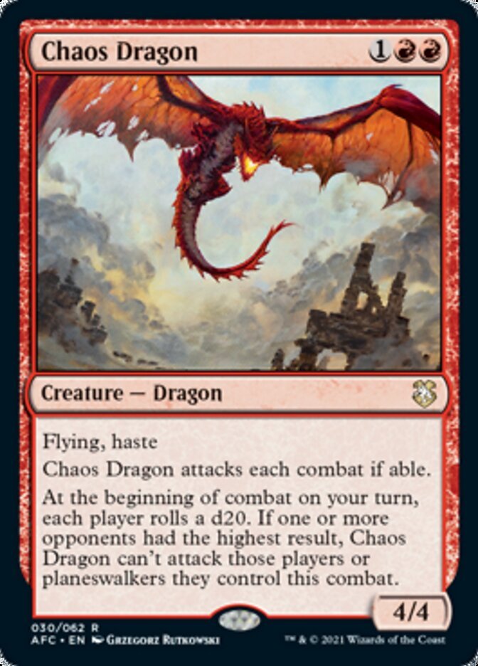 Chaos Dragon [Dungeons & Dragons: Adventures in the Forgotten Realms Commander] - Bea DnD Games