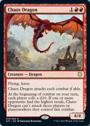 Chaos Dragon [Dungeons & Dragons: Adventures in the Forgotten Realms Commander] - Bea DnD Games
