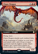 Chaos Dragon (Extended Art) [Dungeons & Dragons: Adventures in the Forgotten Realms Commander] - Bea DnD Games