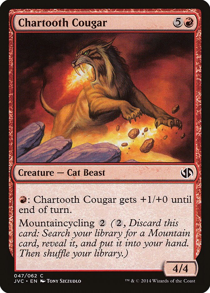 Chartooth Cougar [Duel Decks Anthology] - Bea DnD Games