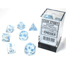 Chessex Borealis Icicle/Light Blue 7 Piece Polyhedral Dice Set (CHX 27581) - Bea DnD Games