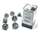 Chessex Borealis Light Smoke/Silver 7 Piece Polyhedral Dice Set (CHX 27578) - Bea DnD Games