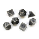 Chessex Dark Metal 7 Piece Polyhedral Metal Dice Set (CHX 27028) - Bea DnD Games