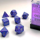 Chessex Speckled Silver Tetra 7 Piece Polyhedral Dice Set (CHX 25347) - Bea DnD Games