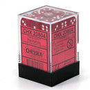Chessex Translucent Red/White Set of 36 Mini d6 Dice (CHX 23804) - Bea DnD Games