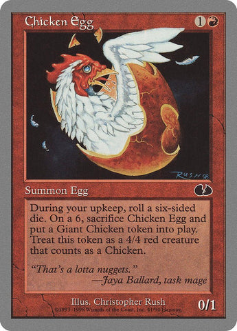 Chicken Egg [Unglued] - Bea DnD Games