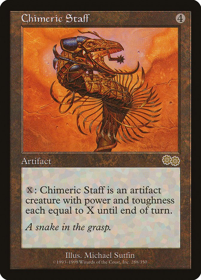 Chimeric Staff [Urza's Saga] - Bea DnD Games