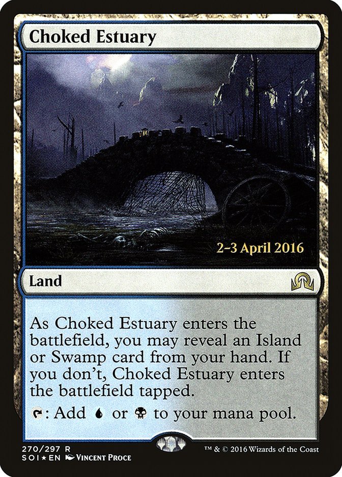 Choked Estuary [Shadows over Innistrad Prerelease Promos] - Bea DnD Games
