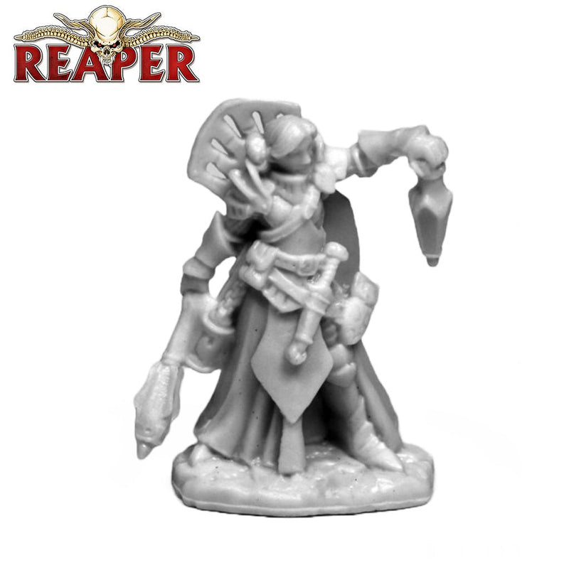 Christina, Female Cleric (Human Cleric) - Dark Heaven Bones Unpainted Miniatures by Reaper Miniatures - Bea DnD Games