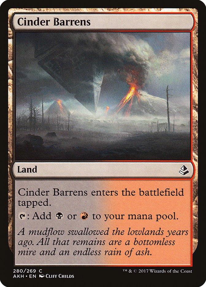 Cinder Barrens [Amonkhet] - Bea DnD Games
