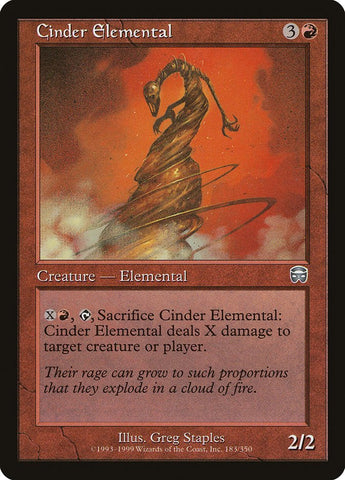 Cinder Elemental [Mercadian Masques] - Bea DnD Games