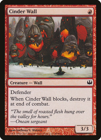 Cinder Wall [Duel Decks: Knights vs. Dragons] - Bea DnD Games