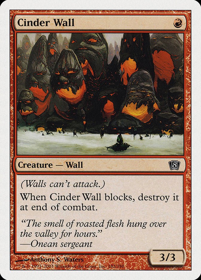 Cinder Wall [Eighth Edition] - Bea DnD Games