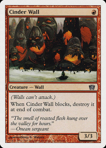 Cinder Wall [Eighth Edition] - Bea DnD Games
