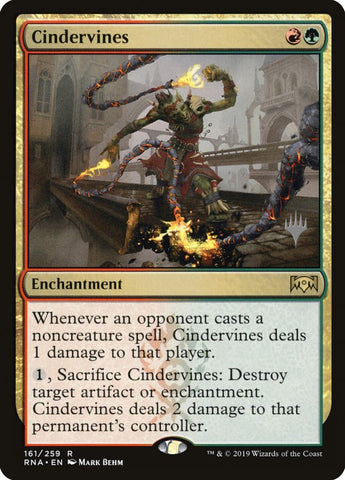 Cindervines (Promo Pack) [Ravnica Allegiance Promos] - Bea DnD Games