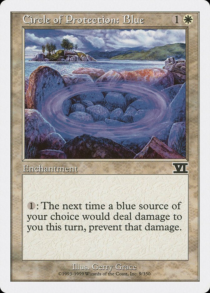 Circle of Protection: Blue [Classic Sixth Edition] - Bea DnD Games