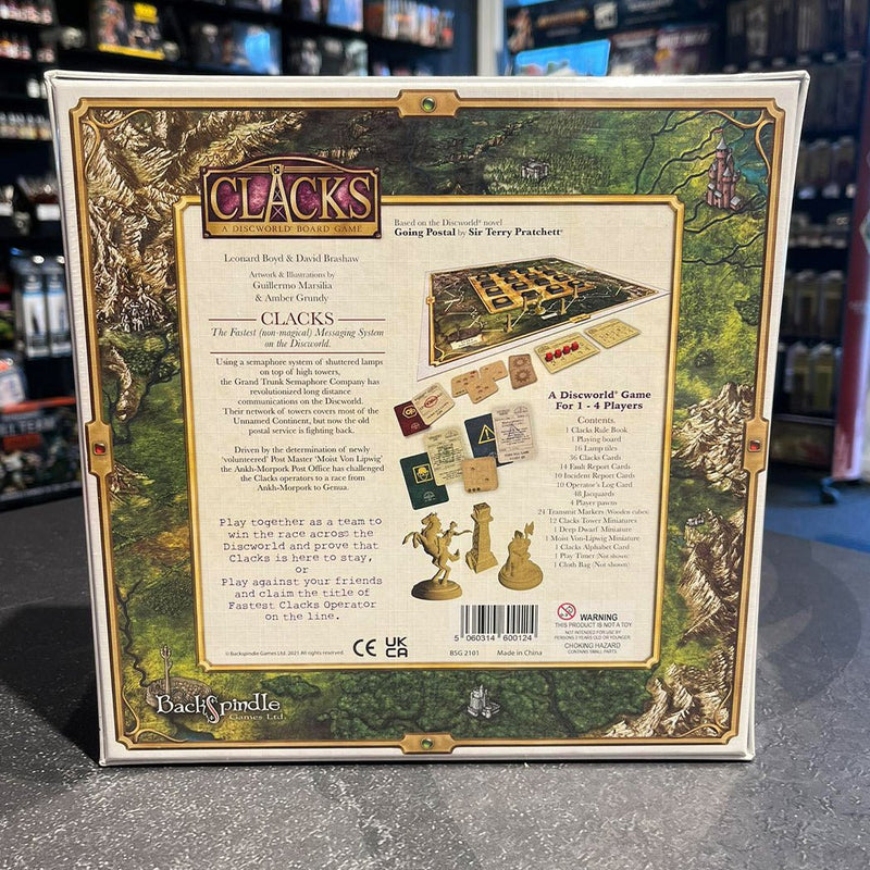 Clacks A Discworld Board Game - Collectors Edition - Bea DnD Games