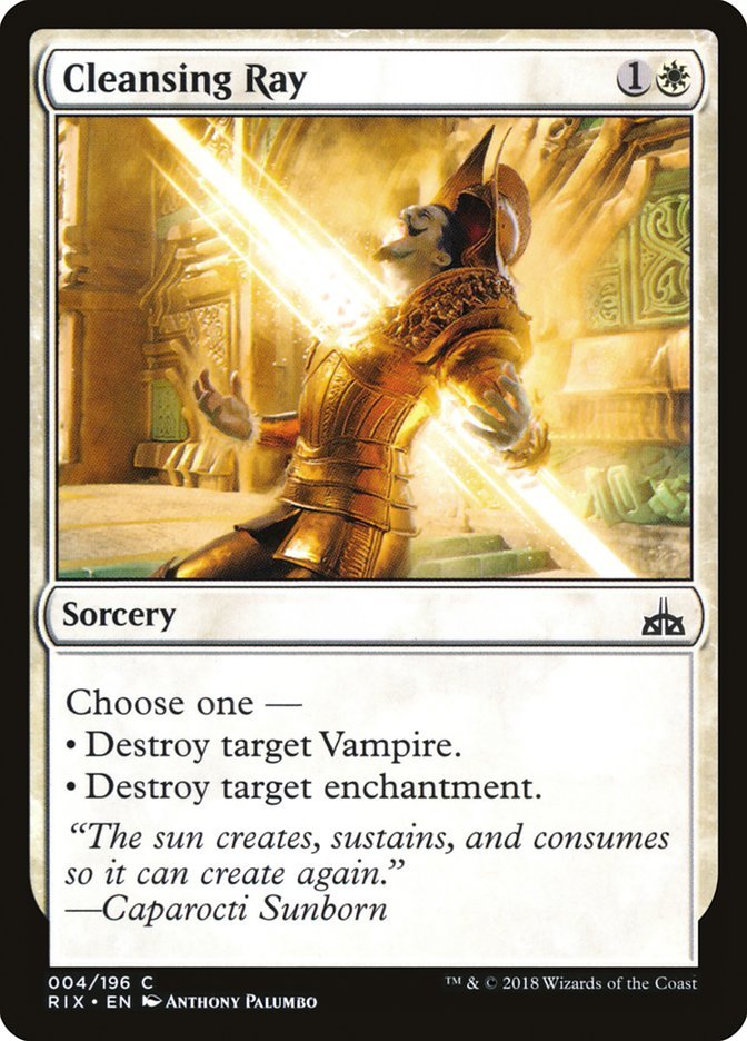Cleansing Ray [Rivals of Ixalan] - Bea DnD Games