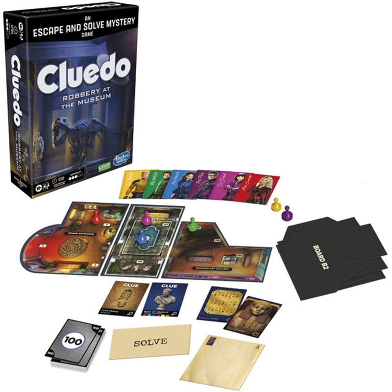 Cluedo: Robbery at the Museum - An Escape and Solve Mystery Game - Bea DnD Games