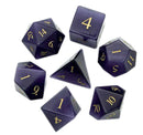 Conclave of Wizards Handcrafted Gemstone Dice Set & Dice Case - Bea DnD Games