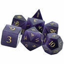Conclave of Wizards Handcrafted Gemstone Dice Set & Dice Case - Bea DnD Games