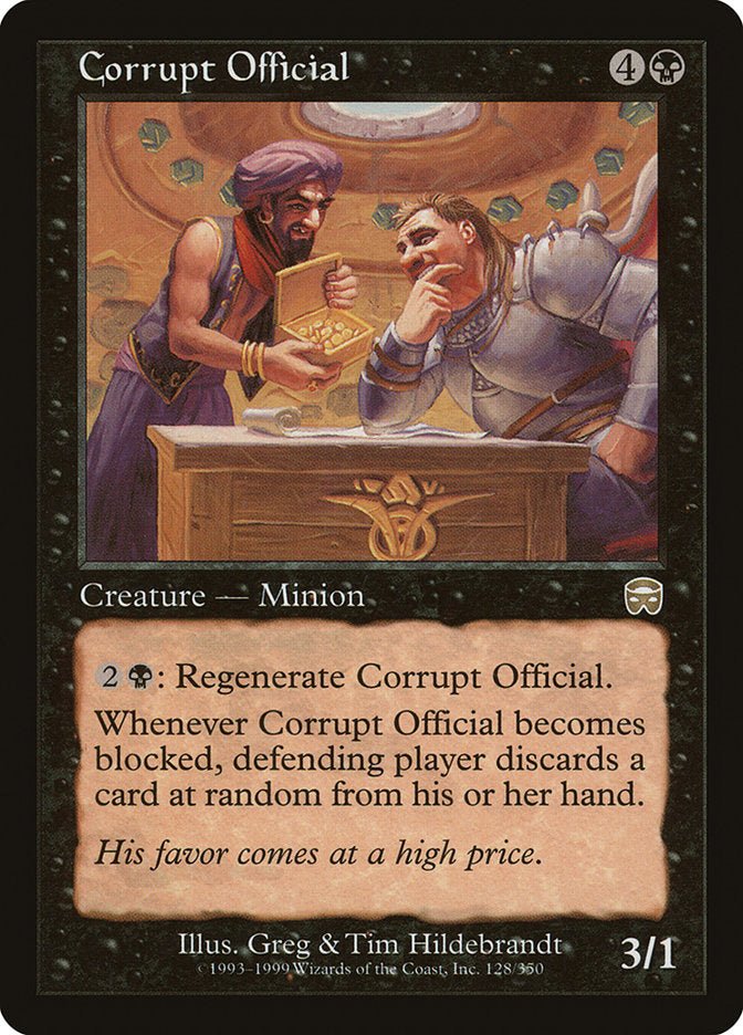 Corrupt Official [Mercadian Masques] - Bea DnD Games