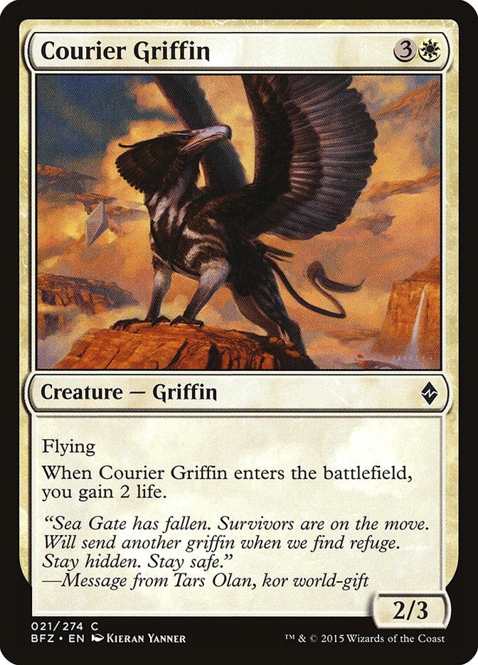 Courier Griffin [Battle for Zendikar] - Bea DnD Games