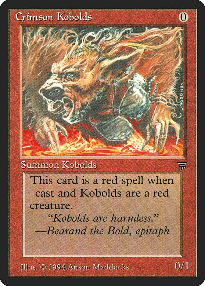Crimson Kobolds [Legends] - Bea DnD Games