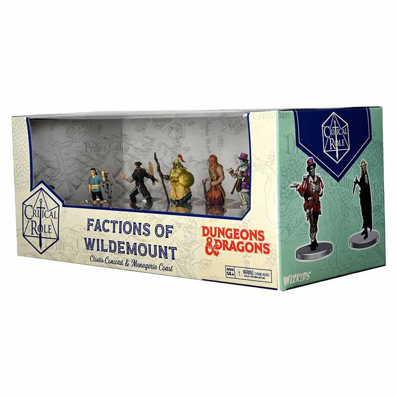 Critical Role Factions of Wildemount Prepainted Miniatures Clovis Concord & Menagerie Coast Box Set - Bea DnD Games