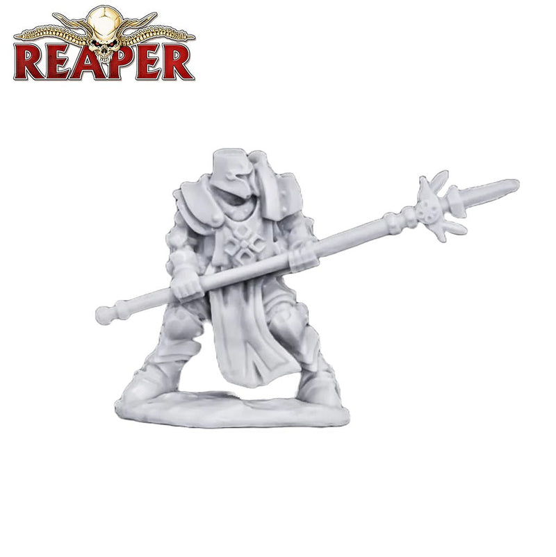 Crusader Defender - Dark Heaven Bones Unpainted Miniatures by Reaper Miniatures - Bea DnD Games