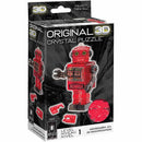 Crystal Puzzle: Red Tin Robot 3D Puzzle - Bea DnD Games