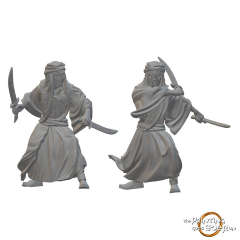 Cultists (Group 1) | BeaMini Unpainted RPG Miniatures - Bea DnD Games