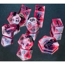 Cursed Candy Apple - New Zealand Made Handcrafted Dice Set by Tui Dice - Bea DnD Games