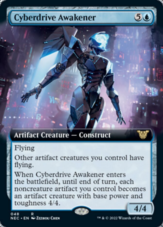 Cyberdrive Awakener (Extended) [Kamigawa: Neon Dynasty Commander] - Bea DnD Games