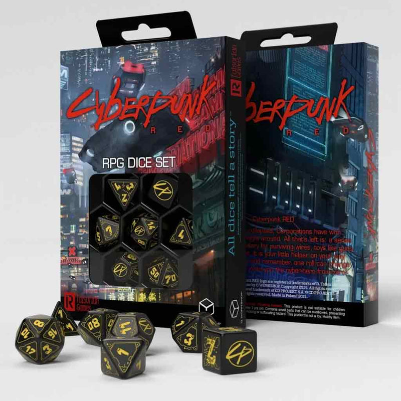 Cyberpunk Red Wet Work Dice Set - Bea DnD Games