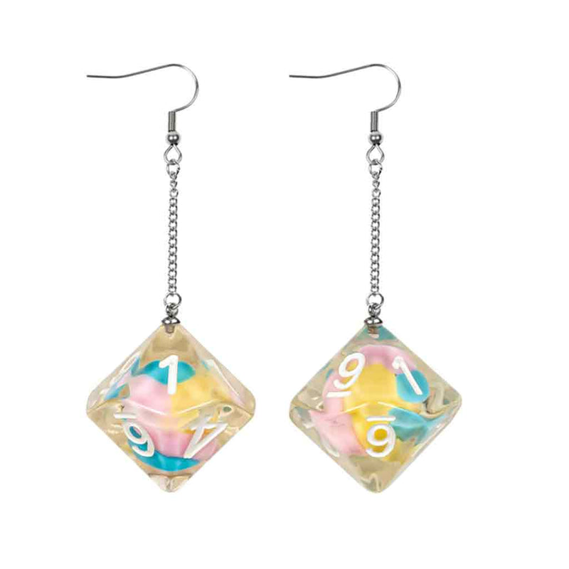 d10 Pendant Earrings - Bea DnD Games