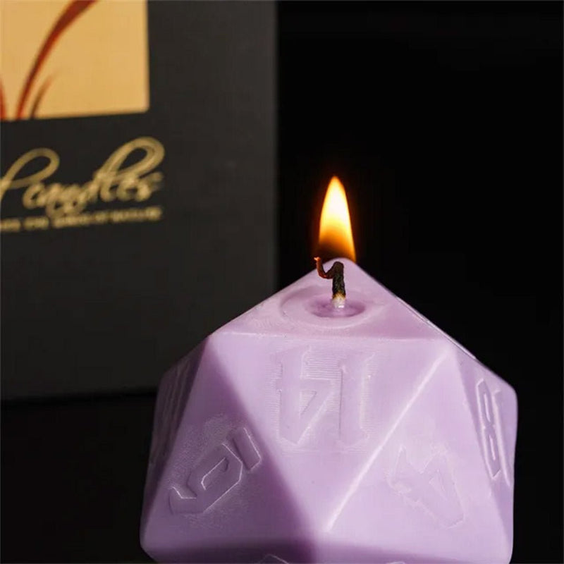 D20 Dice Candles (set of 2) - Bea DnD Games