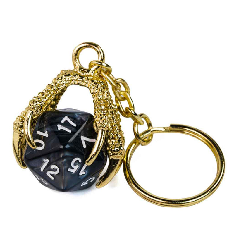 D20 Dragon Claw Keychain - Bea DnD Games