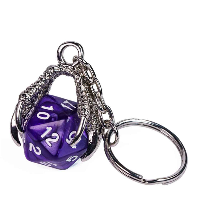 D20 Dragon Claw Keychain - Bea DnD Games