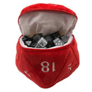 D20 Plush Dice Bag Red - Bea DnD Games
