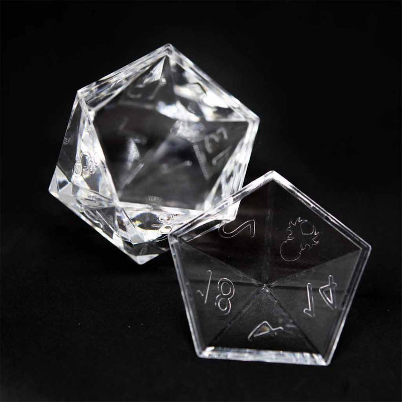 D20 Shaped Dice Display Case by Kraken Dice - Bea DnD Games