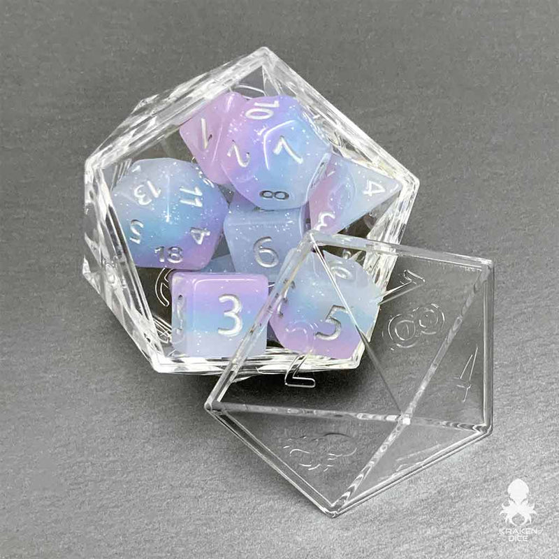 D20 Shaped Dice Display Case by Kraken Dice - Bea DnD Games