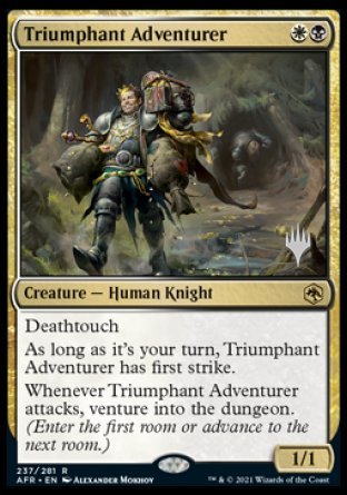Triumphant Adventurer (Promo Pack) [Dungeons & Dragons: Adventures in the Forgotten Realms Promos]