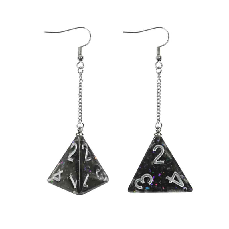 d4 Gemini Pendant Earrings - Bea DnD Games
