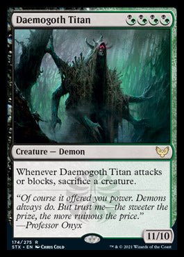 Daemogoth Titan [Strixhaven: School of Mages] - Bea DnD Games