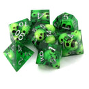 Danse Macabre Handcrafted Sharp Edge Dice Set & Dice Case - Bea DnD Games