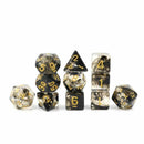 Dark Ritual 11pc Polyhedral Dice Set + Dice Bag - Bea DnD Games