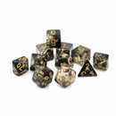 Dark Ritual 11pc Polyhedral Dice Set + Dice Bag - Bea DnD Games